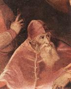 TIZIANO Vecellio Pope Paul III with his Nephews Alessandro and Ottavio Farnese (detail) art oil painting picture wholesale